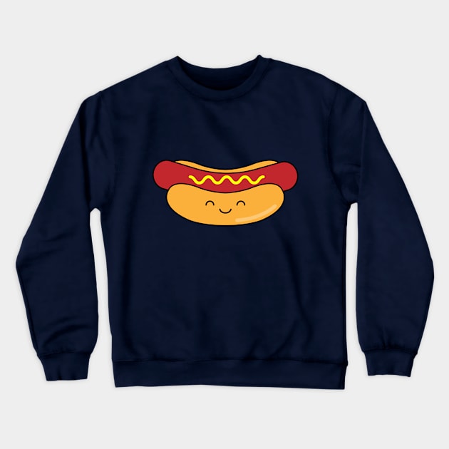 Hot Dog Crewneck Sweatshirt by WildSloths